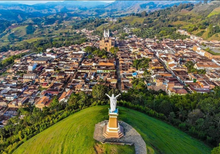 Load image into Gallery viewer, The town of Jericó in Colombia, where the beans used in "the saint" are grown.
